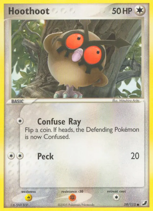 Hoothoot - Unseen Forces 059/115 (Regular)