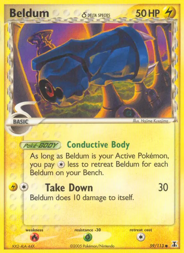 Beldum δ - Delta Species 059/113 (Reverse Holo)