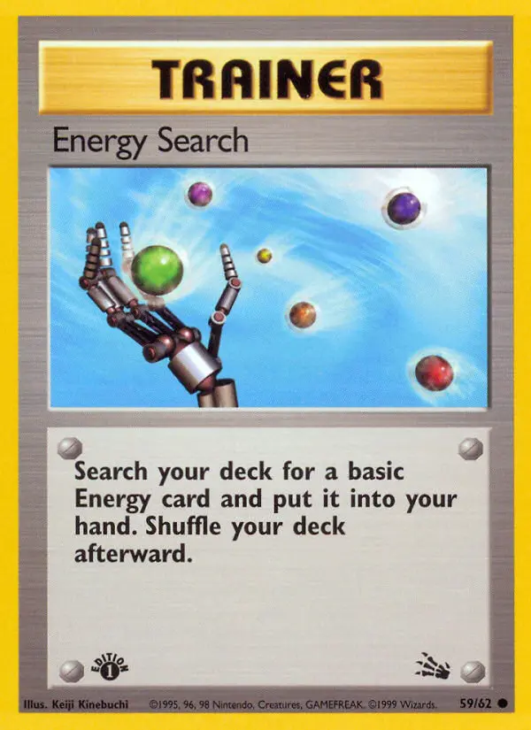 Energy Search - Fossil 059/062 (1st Edition)