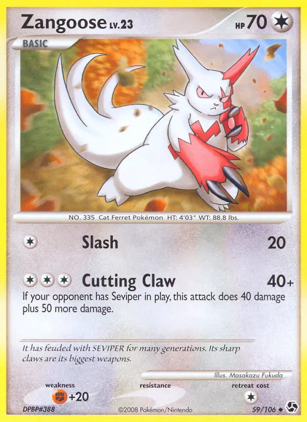 Zangoose - Great Encounters 059/106 (Regular)