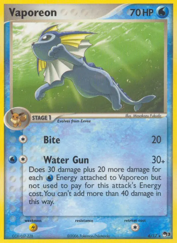 Vaporeon - POP Series 3 006/017 (Regular)