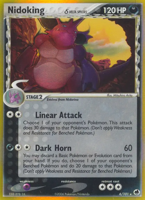 Nidoking δ - Dragon Frontiers 006/101 (Holo)