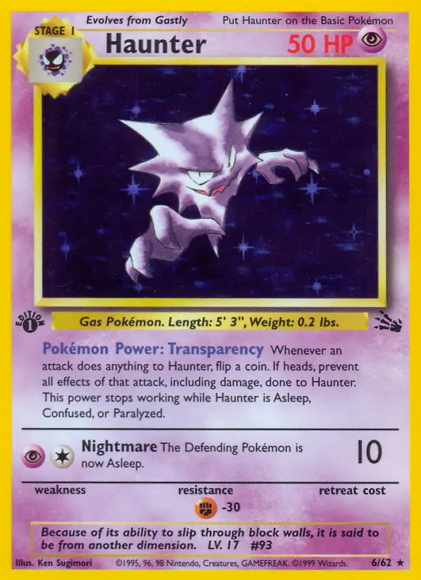 Haunter - Fossil 006/062 (Holo)