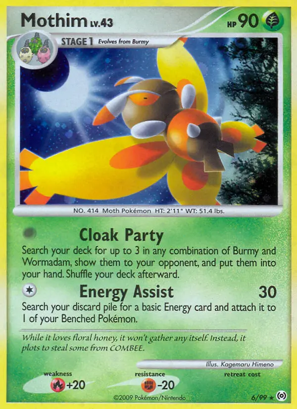 Mothim - Arceus 006/099 (Holo)