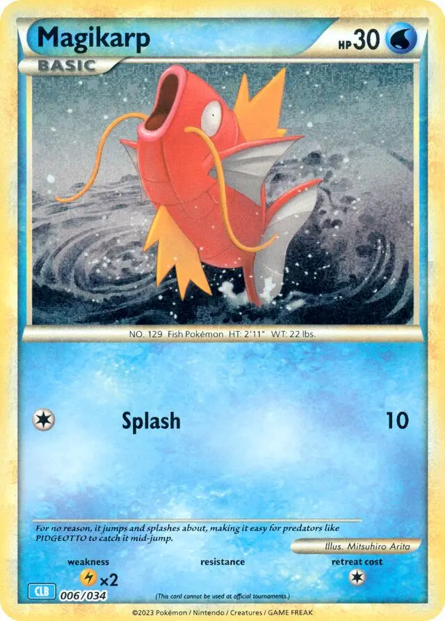 Magikarp - Blastoise & Suicune ex 006/034 (Holo)