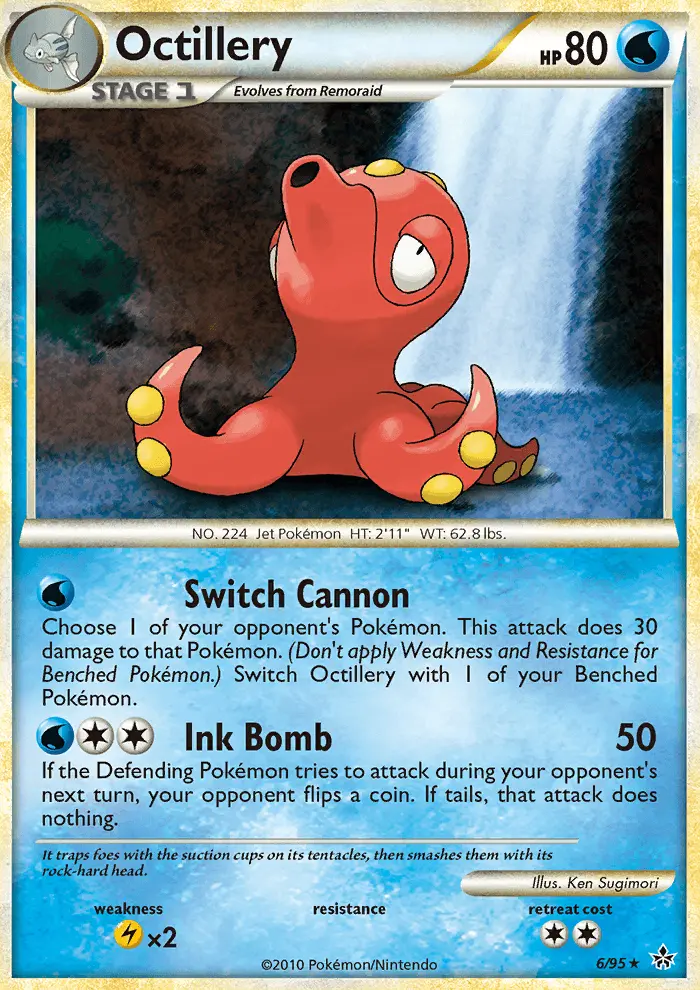 Octillery - Unleashed 006/095
