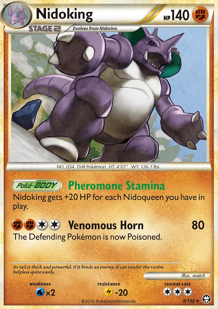Nidoking - Triumphant 006/102
