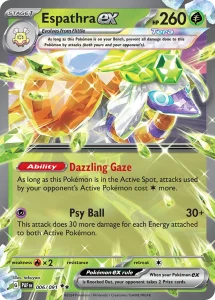 Espathra ex - Paldean Fates 006/091 (Holo)