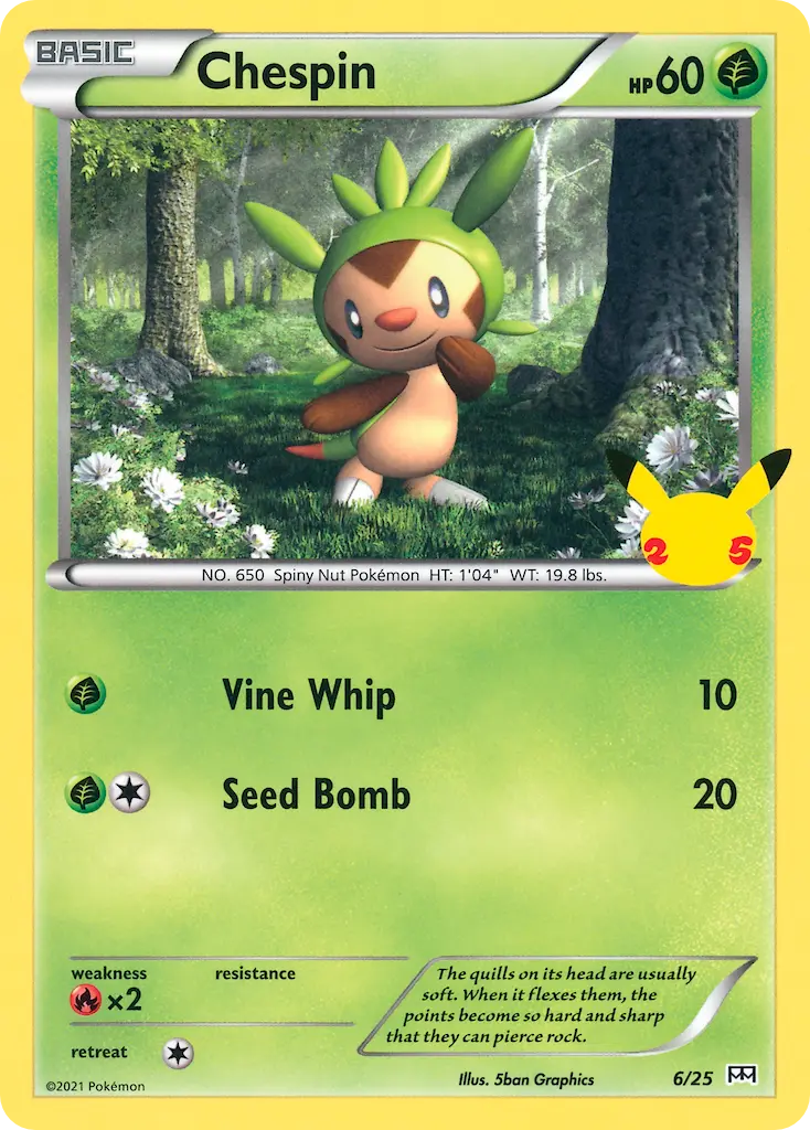Chespin - McDonald's Collection 2021 006/025 (Holo)