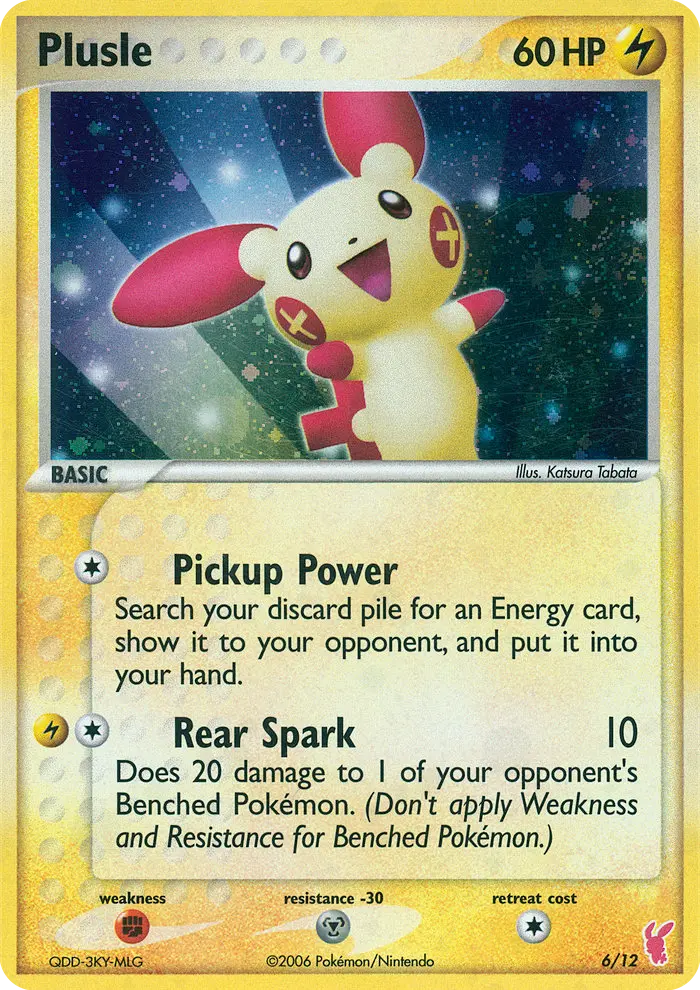 Plusle - EX Trainer Kit 2 Plusle 006/012 (Holo)
