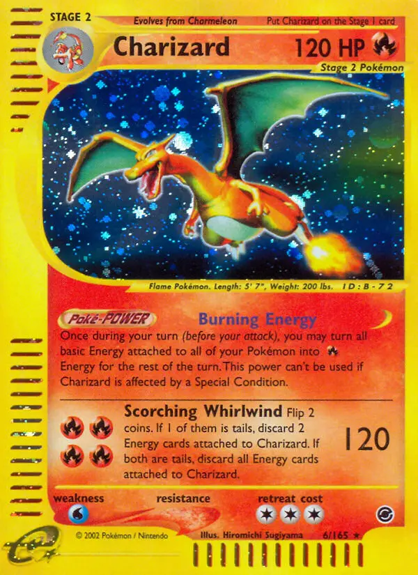 Charizard - Expedition Base Set 006/165 (Holo)