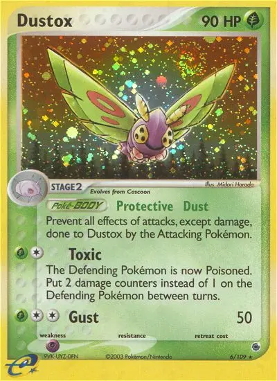 Dustox - Ruby & Sapphire 006/109 (Reverse Holo)