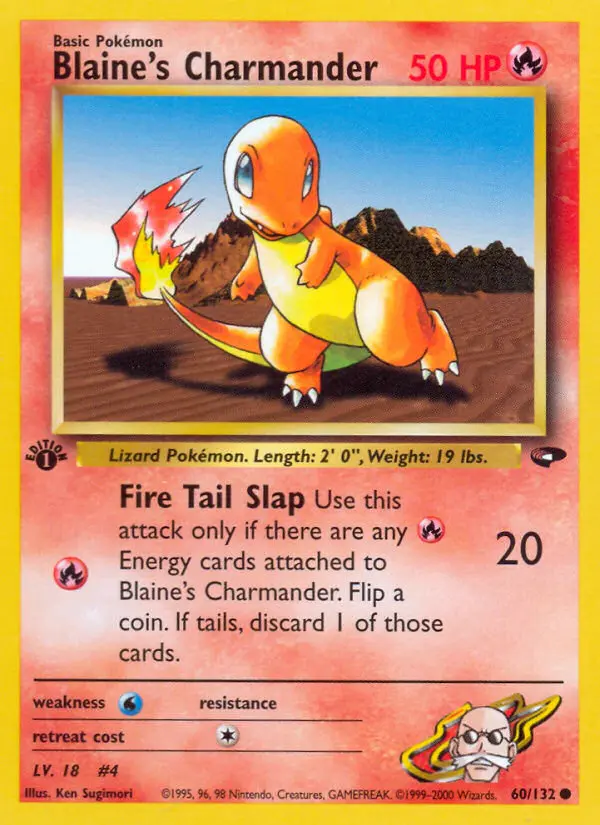 Blaine's Charmander - Gym Challenge 060/132 (Regular)