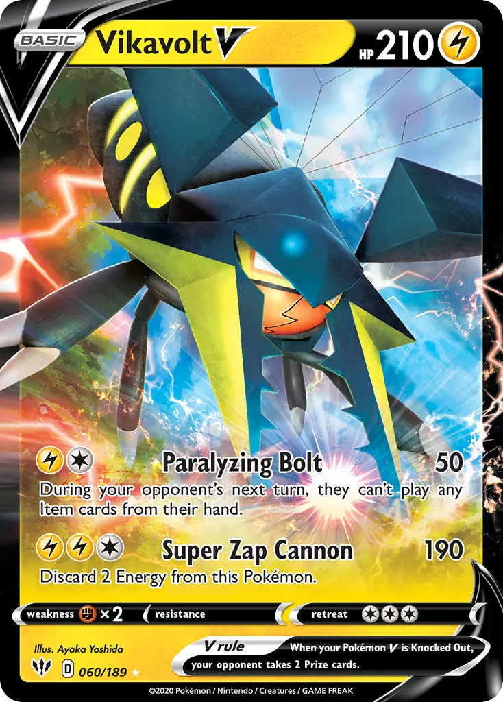 Vikavolt V - Darkness Ablaze 060/189 (Holo)