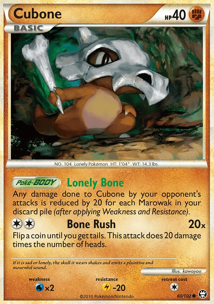 Cubone - Triumphant 060/102