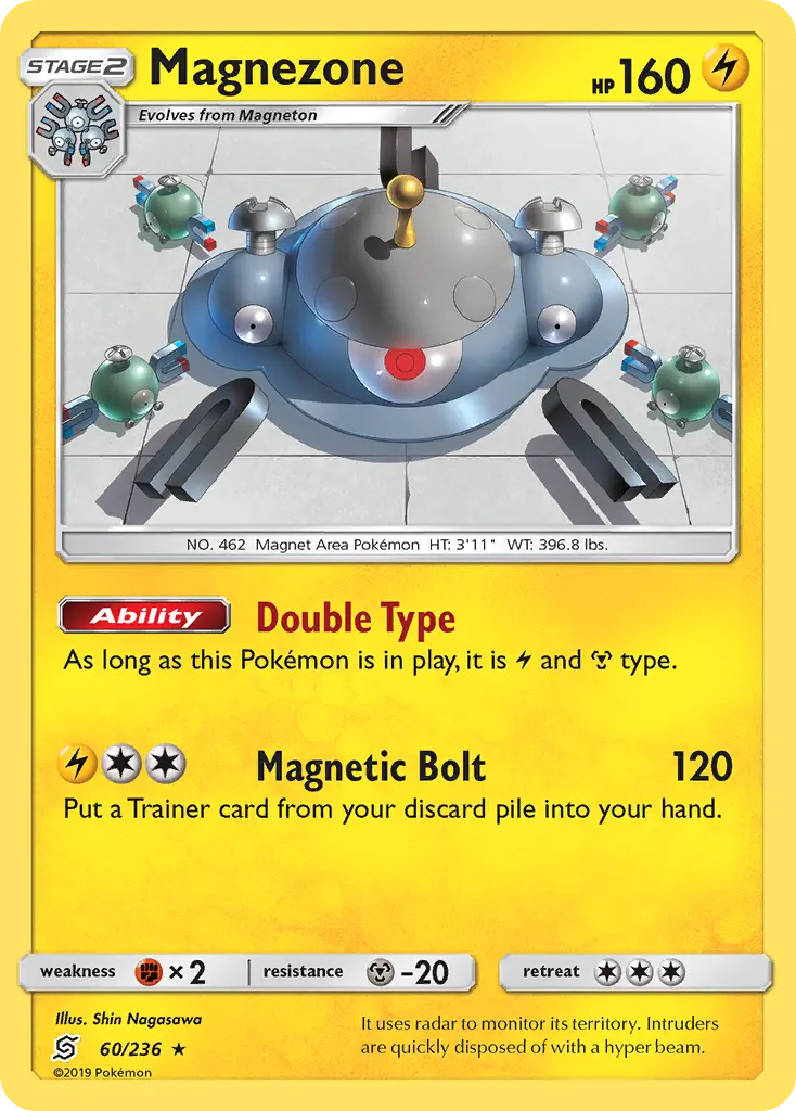 Magnezone - Unified Minds 060/236 (Reverse Holo)