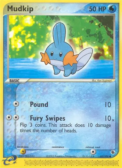 Mudkip - Ruby & Sapphire 060/109 (Regular)