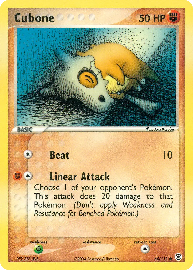 Cubone - FireRed & LeafGreen 060/112 (Regular)
