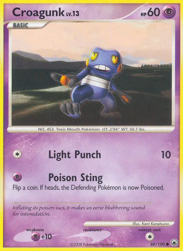 Croagunk - Majestic Dawn 060/100 (Regular)