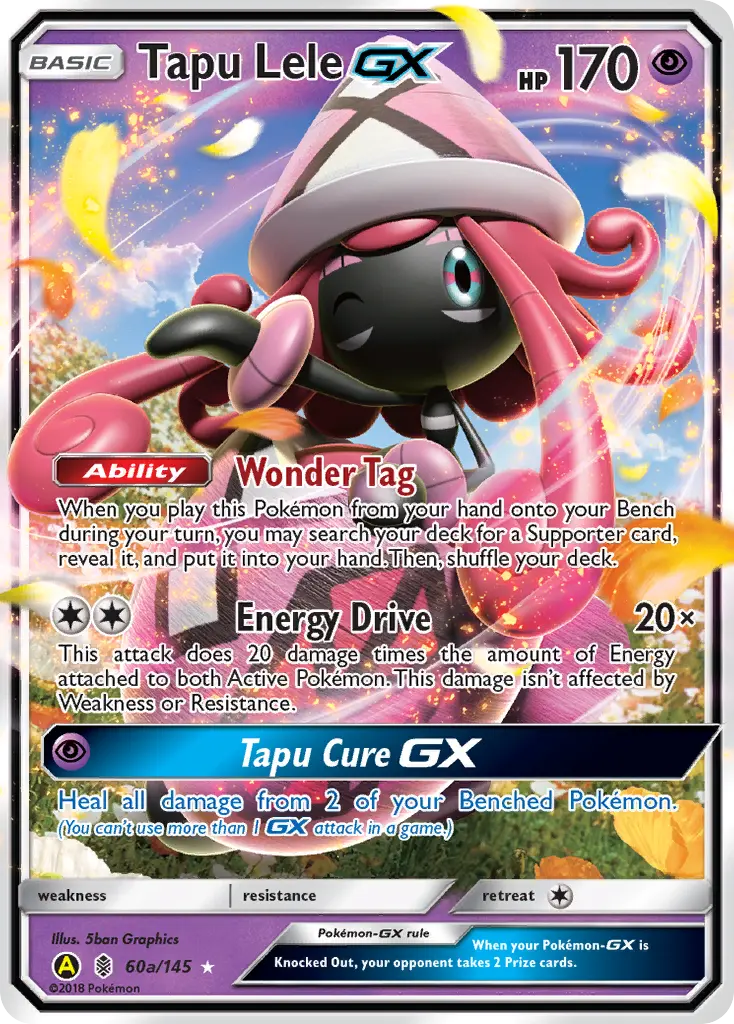 Tapu Lele-GX - Guardians Rising 60a (Yellow A)