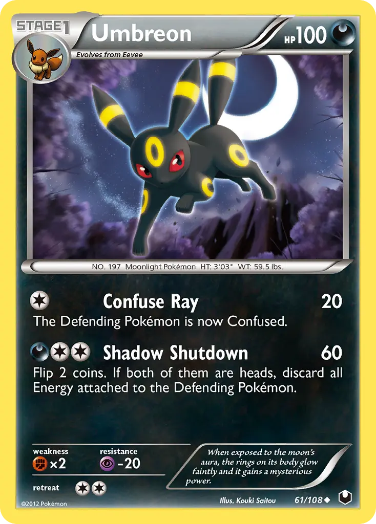 Umbreon - Dark Explorers 061/108 (Regular)