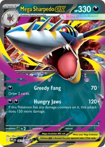 Mega Sharpedo ex - Phantasmal Flames 061/094 (Holo)