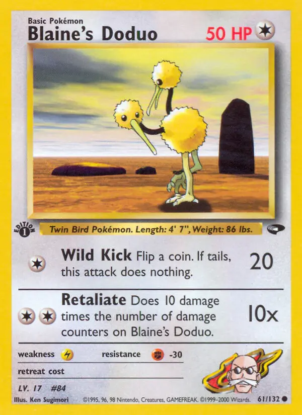 Blaine's Doduo - Gym Challenge 061/132 (Regular)