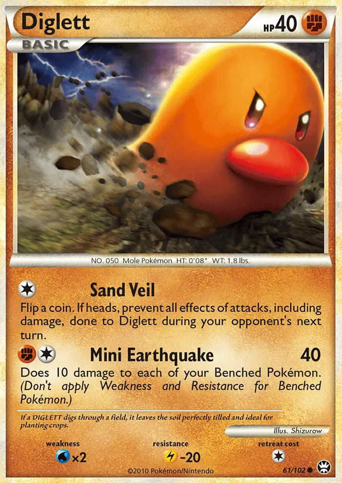 Diglett - Triumphant 061/102