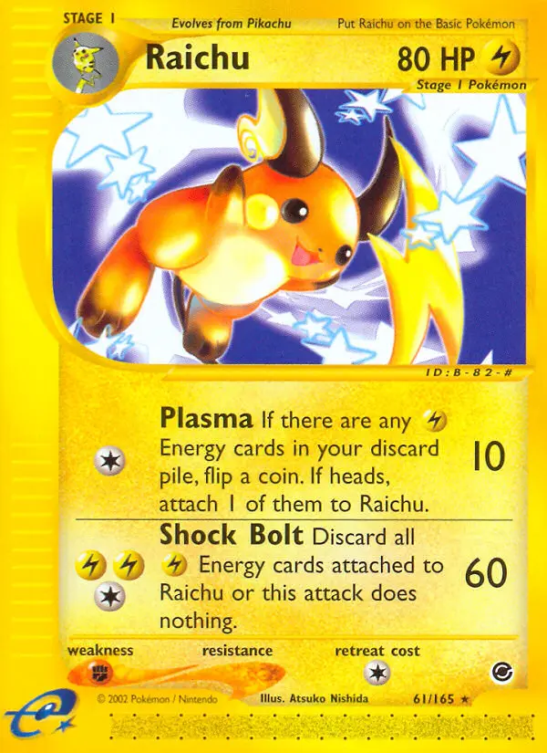 Raichu - Expedition Base Set 061/165 (Regular)