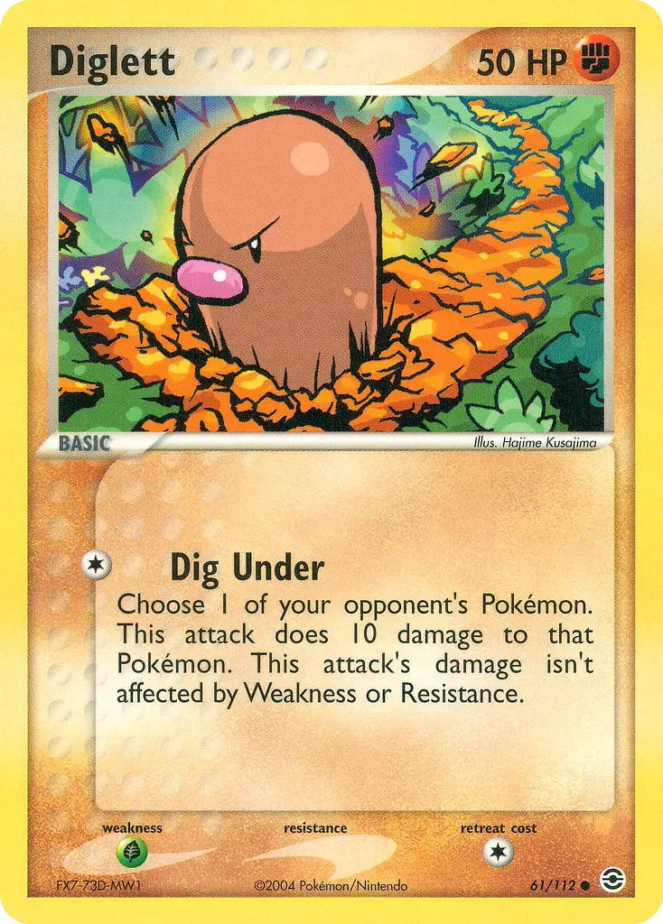 Diglett - FireRed & LeafGreen 061/112 (Regular)