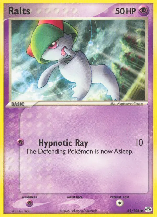 Ralts - Emerald 061/106 (Reverse Holo)
