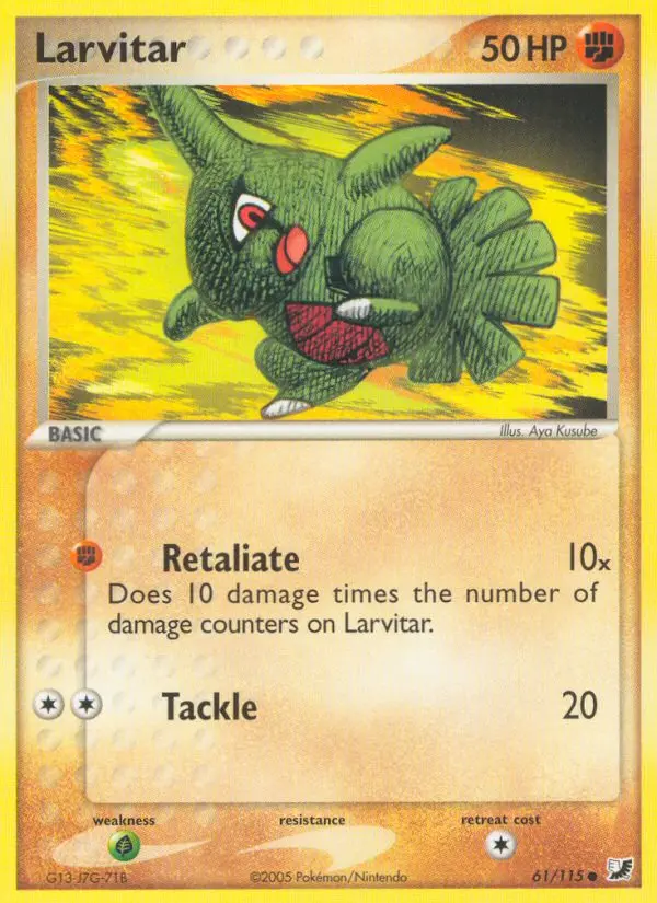 Larvitar - Unseen Forces 061/115 (Regular)
