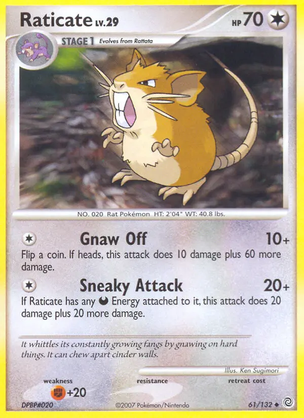 Raticate - Secret Wonders 061/132 (Regular)