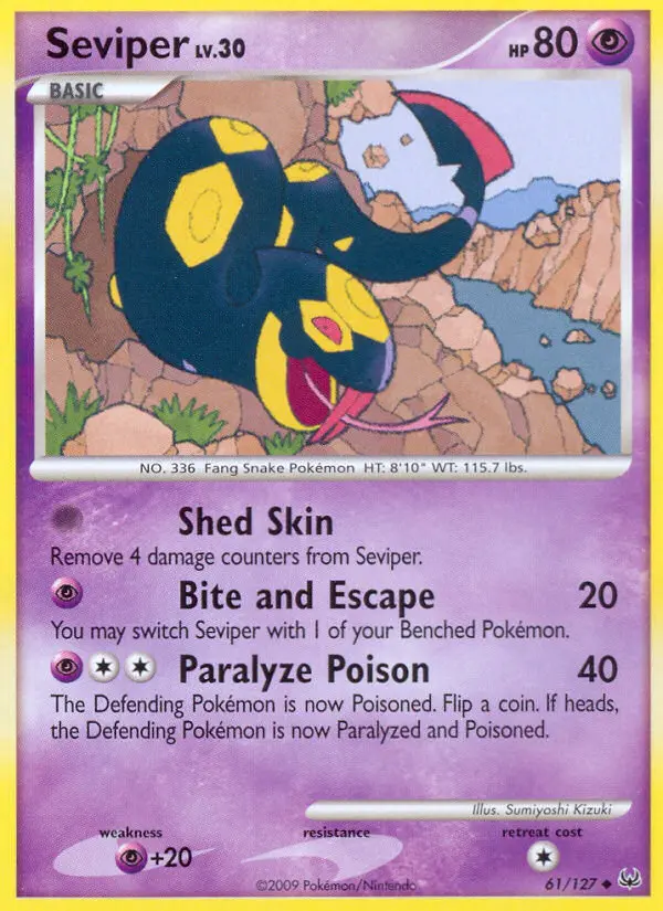 Seviper - Platinum 061/127 (Reverse Holo)