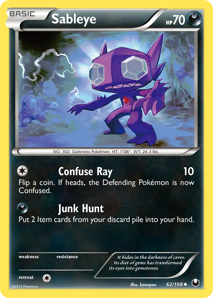Sableye - Dark Explorers 062/108 (Regular)