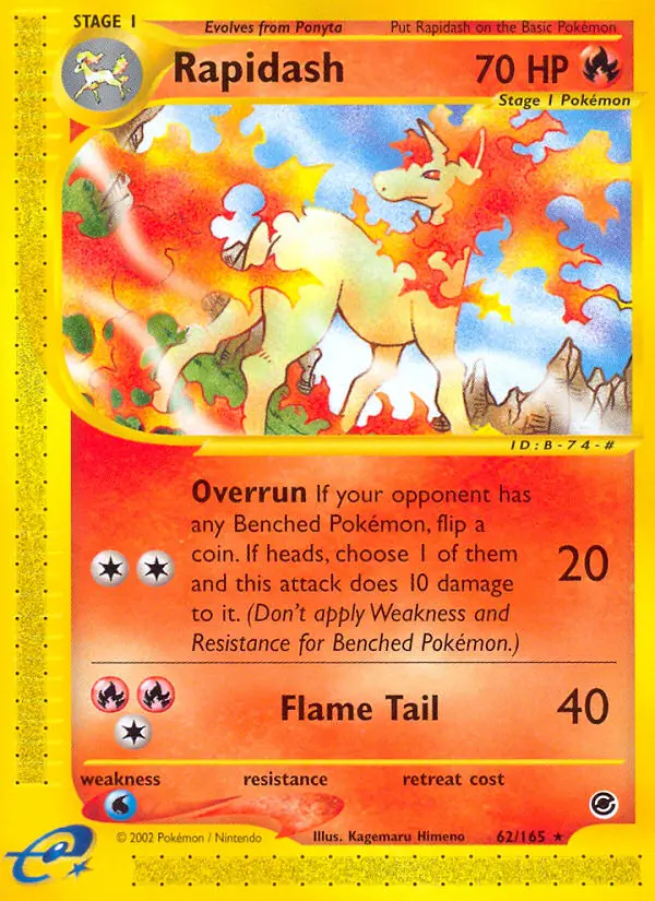Rapidash - Expedition Base Set 062/165 (Regular)