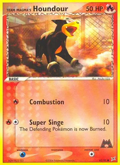 Team Magma's Houndour - Team Magma vs Team Aqua 062/095 (Regular)