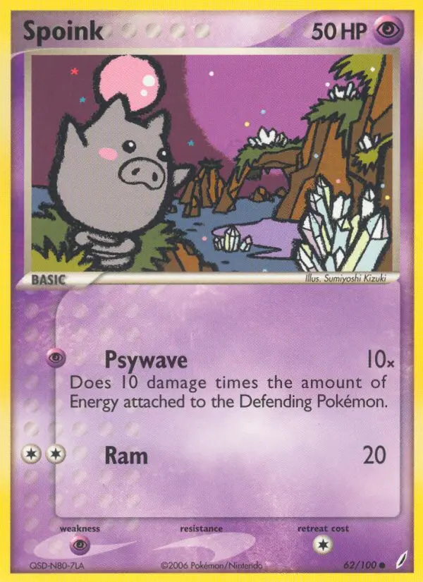 Spoink - Crystal Guardians 062/100 (Regular)