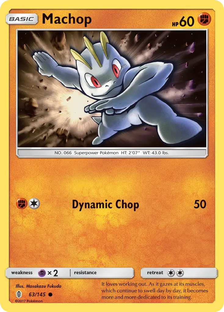 Machop - Guardians Rising 063/145 (Regular)