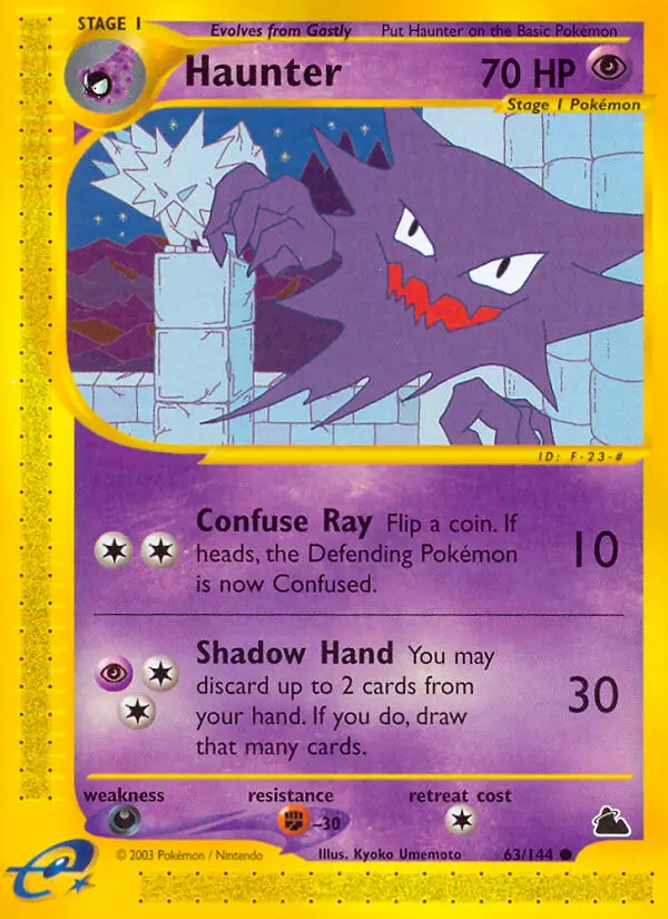 Haunter - Skyridge 063/144 (Reverse Holo)