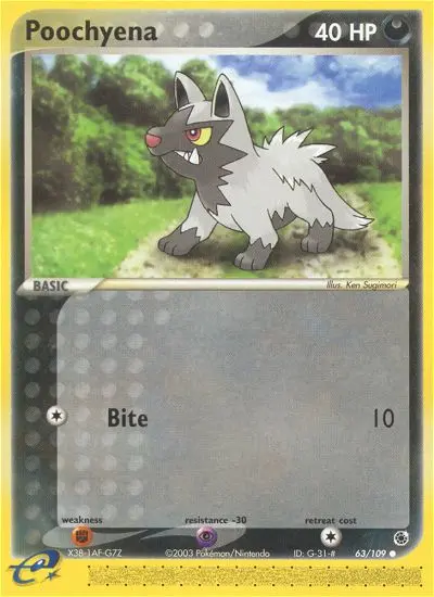 Poochyena - Ruby & Sapphire 063/109 (Regular)