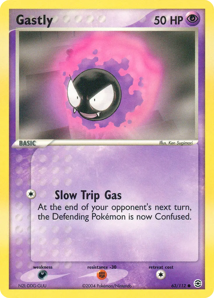 Gastly - FireRed & LeafGreen 063/112 (Regular)