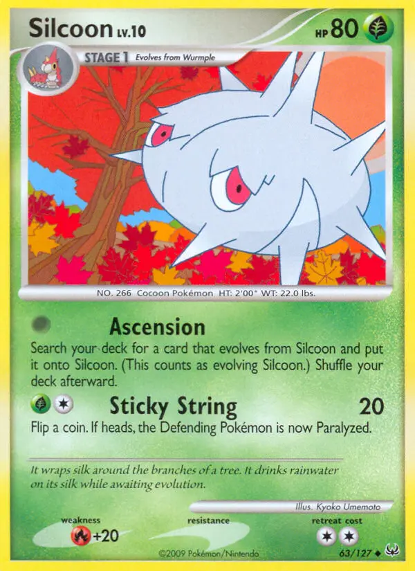 Silcoon - Platinum 063/127 (Reverse Holo)