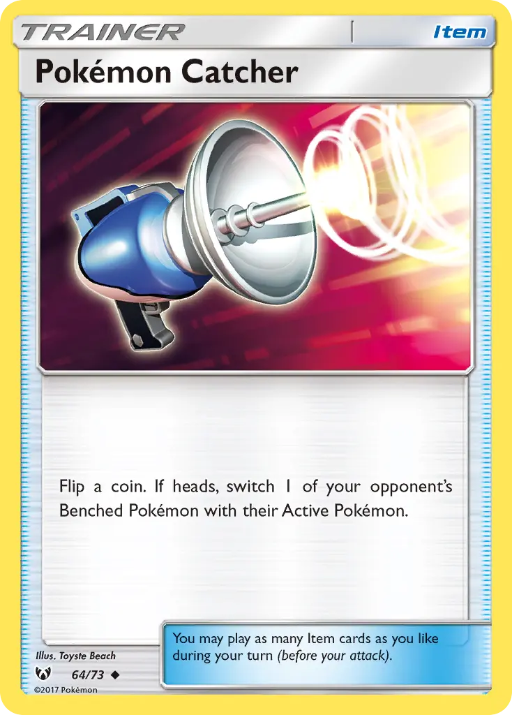 Pokémon Catcher - Shining Legends 064/073 (Regular)