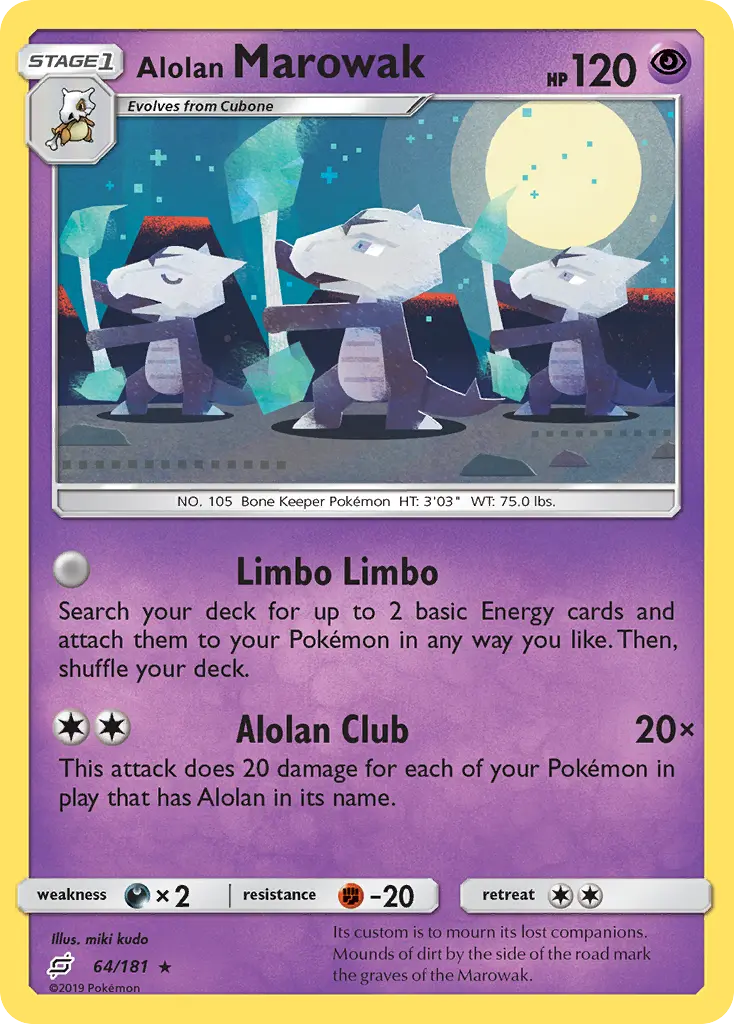Alolan Marowak - Team Up 064/181 (Regular)