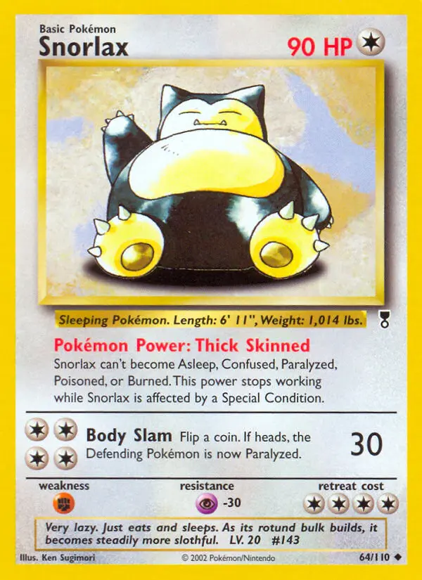 Snorlax - Legendary Collection 064/110 (Reverse Holo)