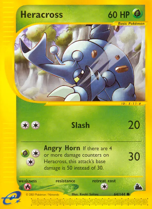 Heracross - Skyridge 064/144 (Reverse Holo)