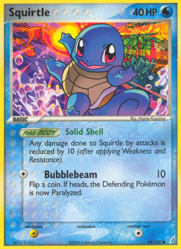 Squirtle - Crystal Guardians 064/100 (Regular)