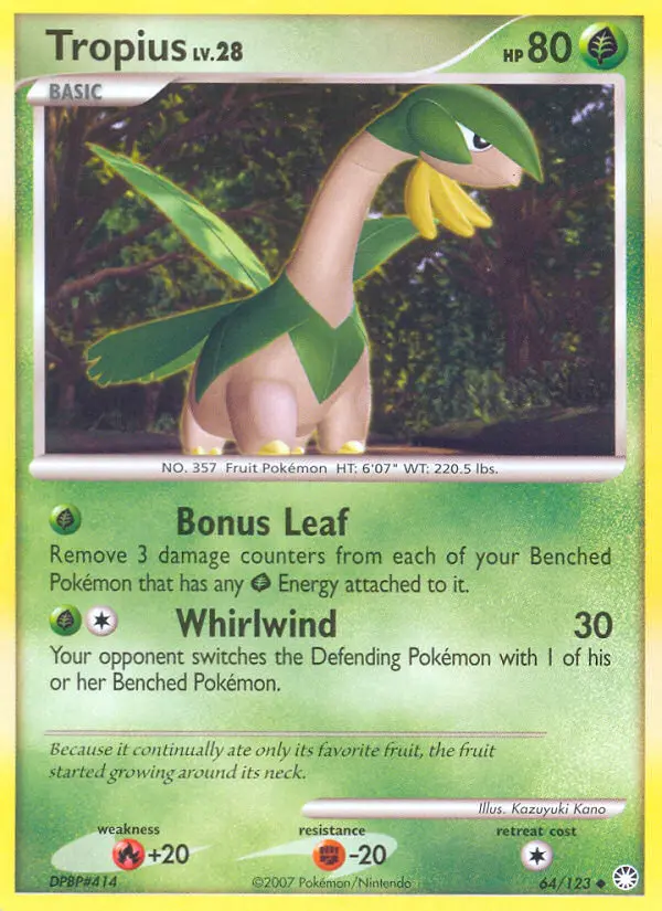 Tropius - Mysterious Treasures 064/123 (Regular)