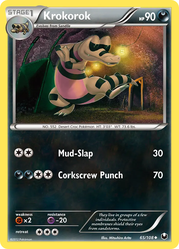 Krokorok - Dark Explorers 065/108 (Regular)